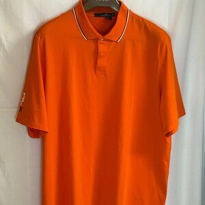 NWOT Ralph Lauren RLX Men's Short Sleeves w/ Collar Polo Shirt - Orange - 2XL